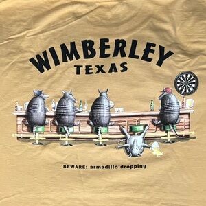 The Duck Company “Armadillo Dropping”, Wimberley, Texas Tee, Size: 2XL, NWOT